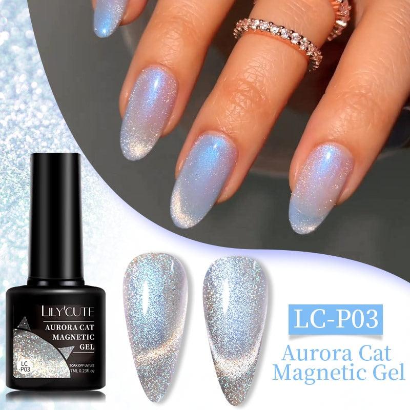 Buy Major Dijit 15ml 9D Wide Cat Eyes Gel Nail Polish Magnetic Starry Sky  Galaxy Gel Polish Aurora Glitter Holographic Effect Nail Polish Online at  Low Prices in India - Amazon.in